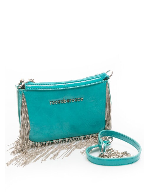 FRINGES Sac bandoulière à franges vert - Sacs pour Femme