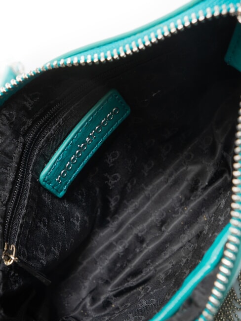 FRINGES Sac bandoulière à franges vert - Sacs pour Femme