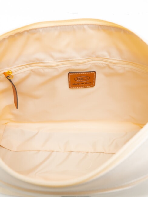 SORRENTO MARTA Grand sac à bandoulière en toile CRÈME - Sacs pour Femme