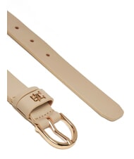 TOMMY HILFIGER ESSENTIAL EFFORTLESS Ceinture en cuir fabriqu&eacute;e en Italie - Ceintures