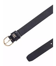 TOMMY HILFIGER ESSENTIAL EFFORTLESS Ceinture en cuir fabriqu&eacute;e en Italie - Ceintures