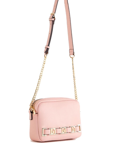 DORIS Sacoche pour appareil photo avec logos en métal ROSE - Sacs pour Femme