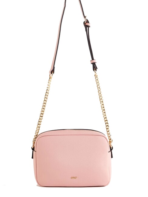 DORIS Sacoche pour appareil photo avec logos en métal ROSE - Sacs pour Femme