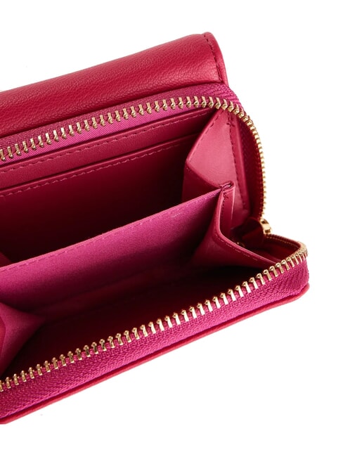 DELFY Portefeuille porte-monnaie compact FUXIA - Portefeuilles Femme