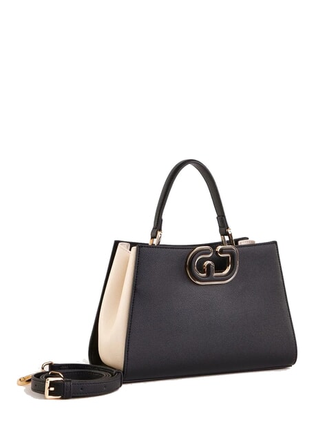 DEMY S Petit sac &agrave; main &agrave; blocs de couleurs NOIR - Sacs pour Femme