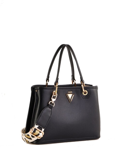 BEA SUMMER S Petit sac avec bandoulière animalier NOIR - Sacs pour Femme