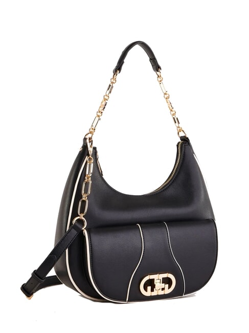 DIANA Sac hobo avec poche et bandoulière NOIR - Sacs pour Femme