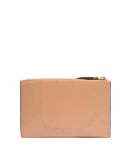 THE BRIDGE GIORGIA Portefeuille en cuir pâte d'amande abb. or - Portefeuilles Femme - 3