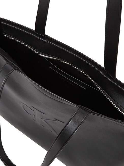 SCULPTED Slim Sac à bandoulière sur noir - Sacs pour Femme