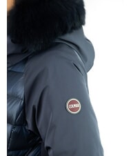 COLMAR PURENESS Doudoune bi-matière à capuche bleu marine - Doudounes femme - 2