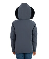 COLMAR PURENESS Doudoune bi-matière à capuche bleu marine - Doudounes femme - 4