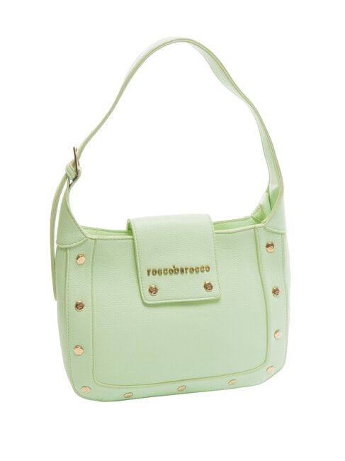 GRACE Sac bandoulière avec clous vert - Sacs pour Femme