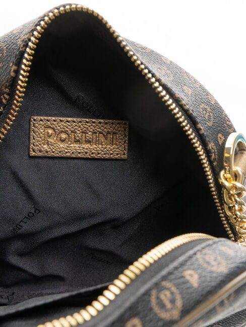 HERITAGE Mini sac &agrave; cha&icirc;ne rond bronze noir - Sacs pour Femme