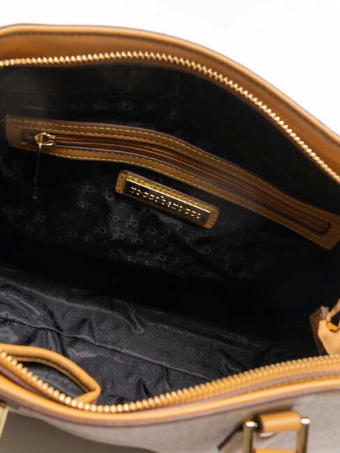 MONOGRAM Logo Sac à main, avec bandoulière naturel - Sacs pour Femme