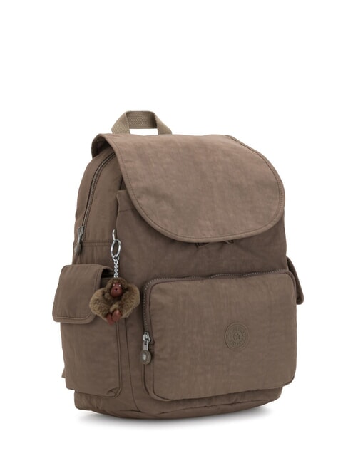 CITY PACK M Sac à dos beige véritable - Sacs pour Femme