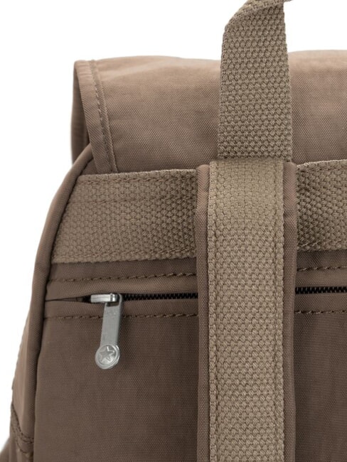 CITY PACK M Sac à dos beige véritable - Sacs pour Femme