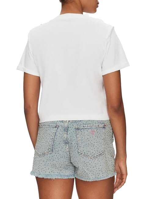 CN SS CROPPED T-shirt en coton blanc pur - T-shirt