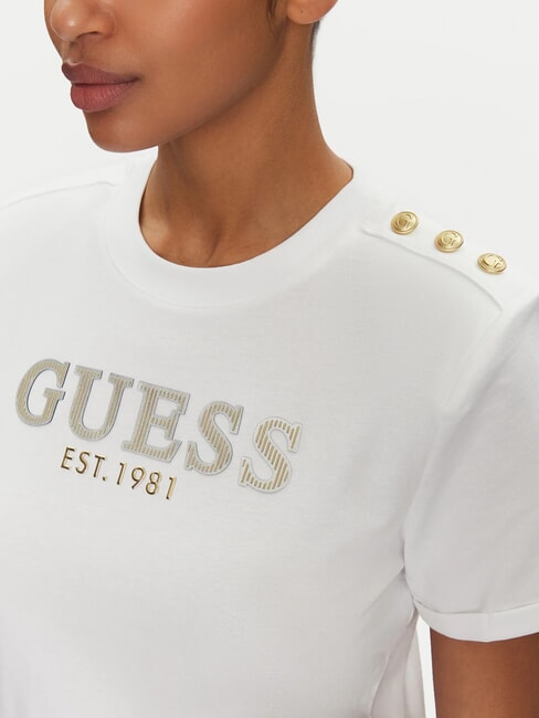 CN SS CROPPED T-shirt en coton blanc pur - T-shirt