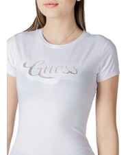 GUESS SS DOT LOGO R3  T-shirt à manches courtes blanc pur - T-shirt - 3