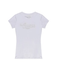 GUESS SS DOT LOGO R3  T-shirt à manches courtes blanc pur - T-shirt - 4