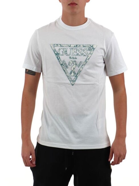 SS CN TRIANGLE T-shirt en coton blanc pur - T-shirt