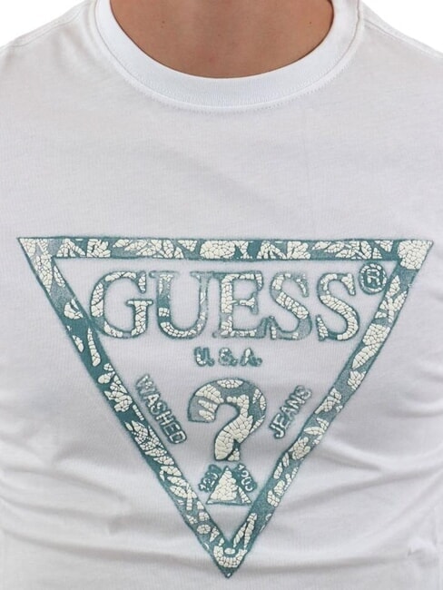 SS CN TRIANGLE T-shirt en coton blanc pur - T-shirt