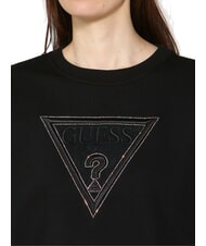 GUESS TRIANGLE FLECEE  Sweat-shirt jetbla - Sweat-shirts pour femmes - 3