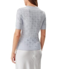 GUESS ROSIE 4G RN T-shirt ciel haut - T-shirt - 2