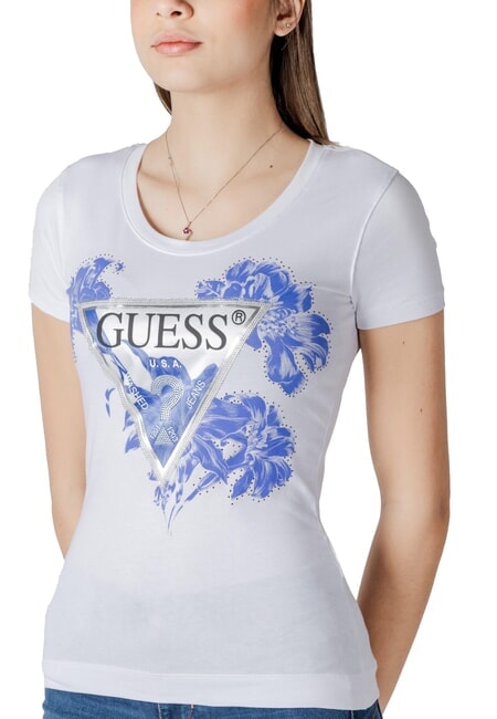 SS CN FLOWER T-shirt à manches courtes blanc pur - T-shirt