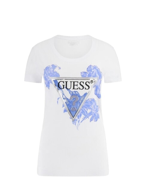 SS CN FLOWER T-shirt à manches courtes blanc pur - T-shirt