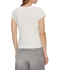 GUESS SS PONY HAIR R5 T-shirt en coton cremwhi - T-shirt - 2