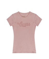 GUESS SS DOT LOGO R3  T-shirt &agrave; manches courtes perle rose - T-shirt - 4