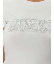 GUESS CN SS LOGO T-shirt à manches courtes ciel haut - T-shirt - 3
