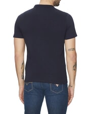 GUESS SS CN TRIANGLE T-shirt en coton smartblue - T-shirt - 2