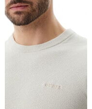 GUESS GARFIELD Pull en coton sable de la station - Pulls pour hommes - 3