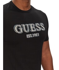 GUESS SS CN LOGO T-shirt en coton jetbla - T-shirt - 3