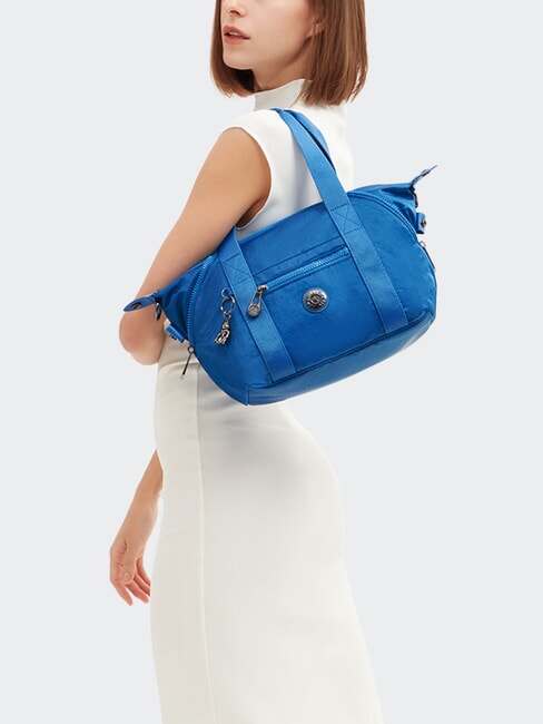 ART MINI Mini sac à main bleu satiné - Sacs pour Femme