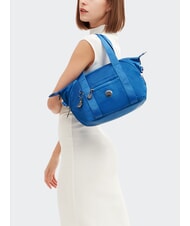 KIPLING ART MINI Mini sac à main bleu satiné - Sacs pour Femme - 7