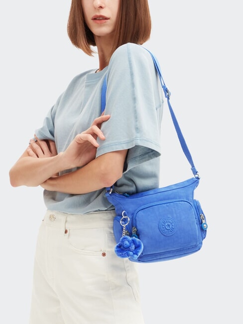 GABBIE MINI sac d'épaule bleu havane - Sacs pour Femme