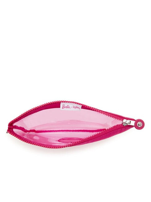DUO POUCH L X BARBIE Deux pochettes zippées puissance rose transparente - Sacs et accessoires Enfants