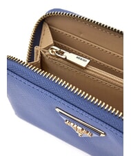 GUESS LAUREL  Portefeuille moyen zippé autour bleu orageux - Portefeuilles Femme - 3