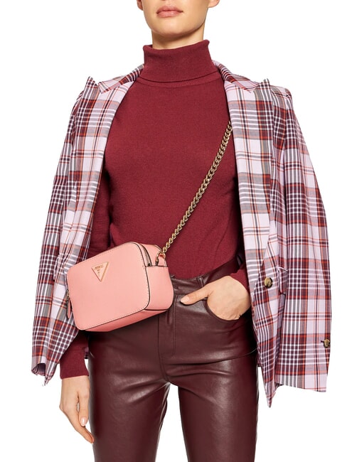 NOELLE Mini sac photo avec bandoulière abricot - Sacs pour Femme