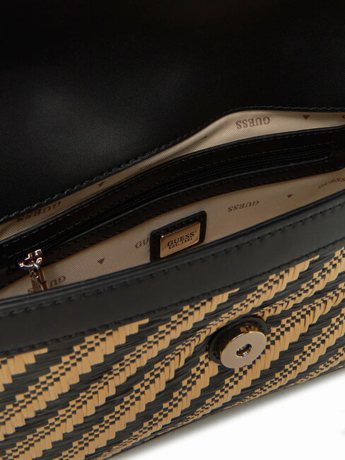 SIMONA  Sac à bandoulière naturel / noir - Sacs pour Femme