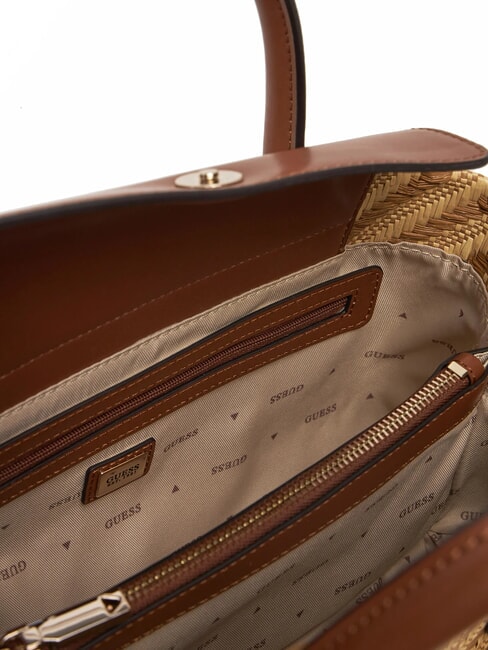 SIMONA  Sac à main avec bandoulière naturel / cognac - Sacs pour Femme