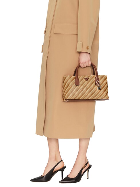 SIMONA  Sac à main avec bandoulière naturel / cognac - Sacs pour Femme