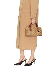 GUESS SIMONA  Sac à main avec bandoulière naturel / cognac - Sacs pour Femme - 4