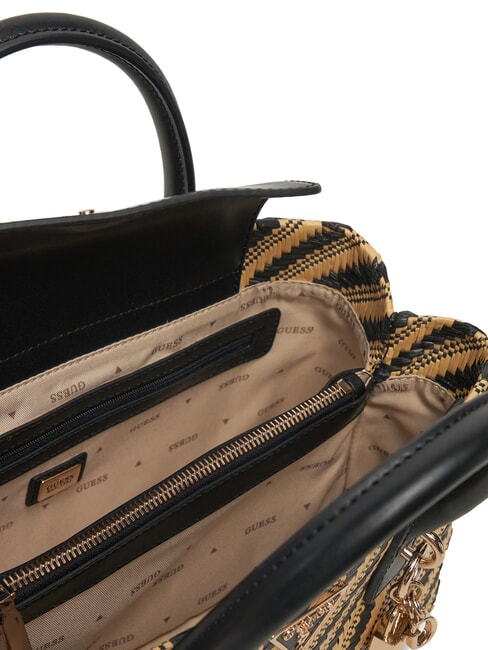 SIMONA  Sac à main avec bandoulière naturel / noir - Sacs pour Femme