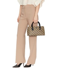 GUESS SIMONA  Sac à main avec bandoulière naturel / noir - Sacs pour Femme - 4