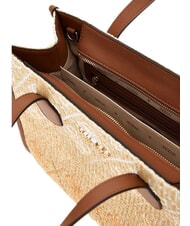 GUESS SILVANA Sac à bandoulière cognac / olives - Sacs pour Femme - 4