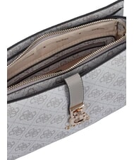 GUESS ZAMIRA  Sac &agrave; bandouli&egrave;re, avec bandouli&egrave;re logo taupe fonc&eacute; - Sacs pour Femme - 4